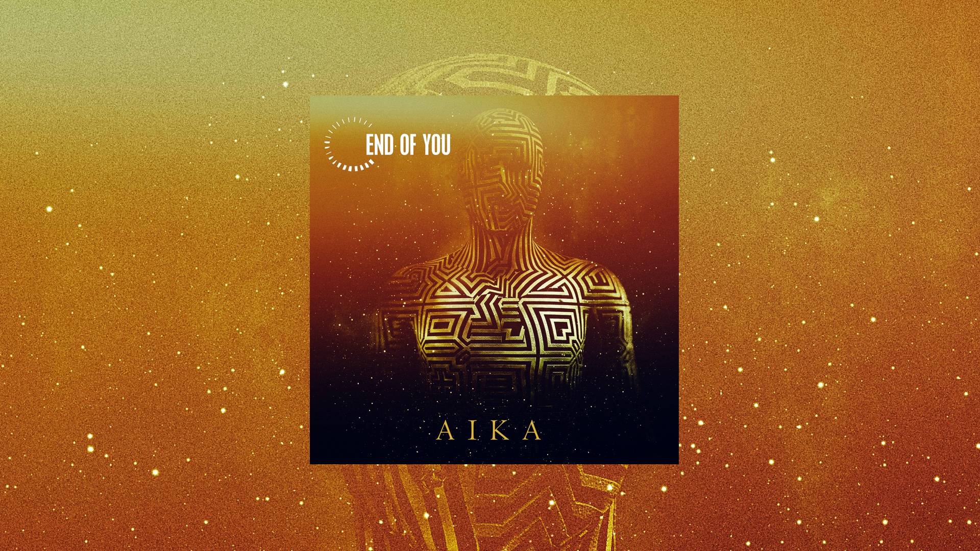 Aika - single cover with background